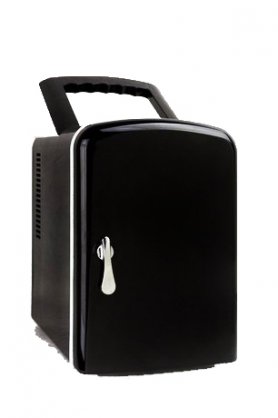 Mini-Kühlschrank (kleiner Kühlschrank) zum Kühlen von Getränken - 4 l / 4 Dosen
