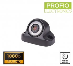 Mini tolatókamera FULL HD éjjellátóval 3x IR LED + látószög 150°