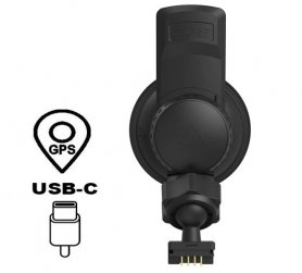 Suction cup holder with GPS for DOD GS980D camera