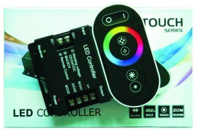 Έγχρωμο τηλεχειριστήριο RGB για ταινία LED RGB σιλικόνης