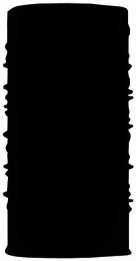 Pakaian kepala pelbagai fungsi (selendang atau bandana) - HITAM