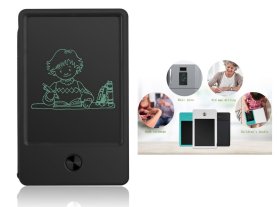 Mini-Tafel zum Zeichnen/Schreiben LCD 4,5" - Intelligentes Skizzenblock-Tablet für Kinder mit Stift
