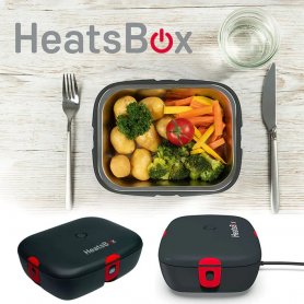 Kotak pemanas - kotak makanan berpemanas listrik dengan pemanas makan siang - GAYA HeatsBox