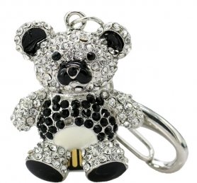 Gift USB flash drive - Teddy orné de strass