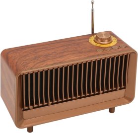 Vintage rádio - retro rádio z dreva s Bluetooth + FM/AM rádio / AUX / USB disk / Micro SD
