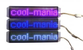 Banda LED programabilă alb alb flexibil 3,5 x 15 cm cu Bluetooth