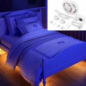 LED-remsor för rum 2x 1,5M remsa för rörelsesensor + justerbar avstängningstid - PACK
