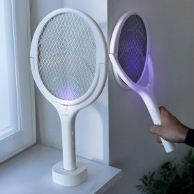 Spalator de tantari electric - racheta de tenis portabila 3in1