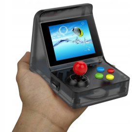 Console arcade retrô - Mini videogame de 3" para crianças com joystick 320x240px Dual
