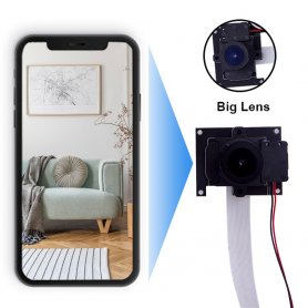 Pinhole camera Buong HD 10mm ultra malawak na anggulo ng lens na 145 ° na may ext. IR LED + WiFi / P2P
