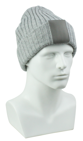 Πλεκτό χειμερινό καπέλο με LED φως
