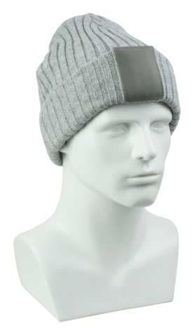 Bonnet d'hiver tricoté avec lumière LED