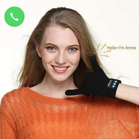 Gants de téléphone Bluetooth - Gants de smartphone pour les appels téléphoniques + tactile