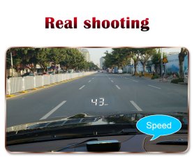 Head up display auto - On board computer HUD displays for car 3,5" (GPS + OBD)
