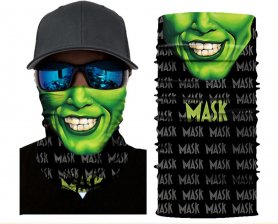 Gesichtsbandana oder Schal - grüne MASKE