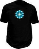 IRONMAN Generator - светящаяся футболка
