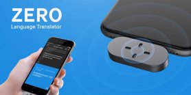 Penerjemah suara mini - ZERO untuk smartphone Android / iOS - 40 bahasa / 93 aksen