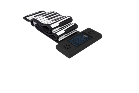Bantalan silikon gulung piano elektrik dengan 61 tombol + speaker Bluetooth