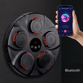 Boxovací terč s hudbou a LED osvětlením - Elektronicky Boxersky stroj s Bluetooth