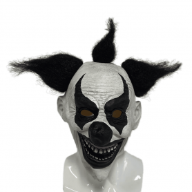 Maska za lice strašnog klauna - za djecu i odrasle za Noć vještica ili karneval