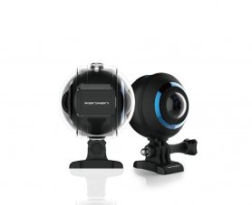 360 ° panoramic digital Full HD camera with WiFi