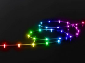 Chiếu sáng dải LED có thể lập trình 3m - Twinkly Dots - 60 chiếc RGB + BT + Wi-Fi