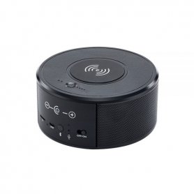 Câmera oculta com alto-falante Bluetooth com WiFi FULL HD + visão noturna IR + carregador sem fio