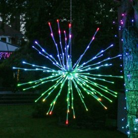 Kilauan LED pintar (bintang) - Twinkly Spritzer - 200 pcs RGB + BT + Wi-Fi