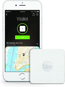 Tile Slim - Mini-GPS-Suchgerät für Handy + Laptop + Tablet + Geldbörse