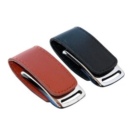Pen drive USB elegante de couro - 32 GB