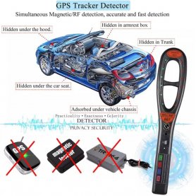 Hand held bug detector + GPS locator 2G/3G/4G/LTE/WIFI + camera