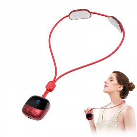 Dispositivo di massaggio per rilassare il collo come ciondolo - contro rigidità e dolore - 4 modalità