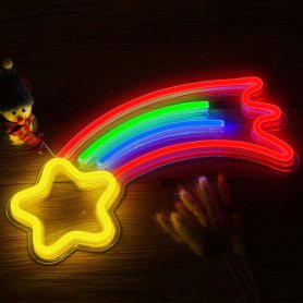 Neon-Wandschild - LED-Werbebanner - COMET