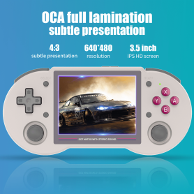 Портативная игровая консоль - Ручная видеоигра для детей + WiFi 3,5" + LCD 640x480px - (128 ГБ)