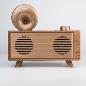 Mini radju antik - retro vintage bil-Bluetooth + FM/AM radju/AUX/USB disk/Micro SD