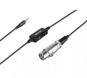 Digital audio out kabel Boya BY-BCA6 (XLR na 3.5mm TRRS)