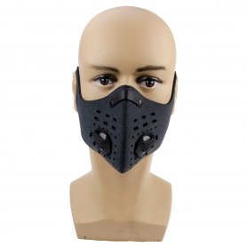 Рэспіратар - неопреновая маска для асобы, шматступенная фільтрацыя - XProtect чорны