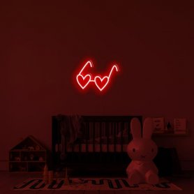 3D надпісы на сцяне - акуляры LED Heart 50см