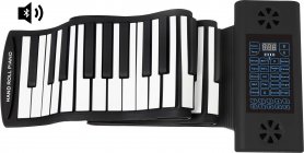 Rolovací piano silikonová podložka s 61 klávesami + bluetooth reproduktory