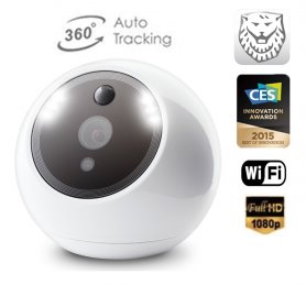 Inteligentna kamera IP Security ATOM z detekcją twarzy + automatycznego śledzenia i Kąt widzenia 360 ° - CES Innovation Awards