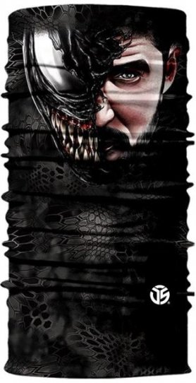 Foulard multifonctionnel sur le visage ou la tête - VENOM balaclava