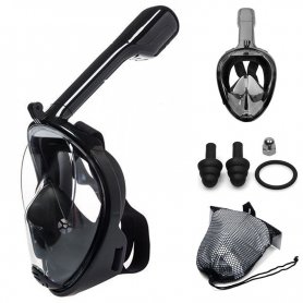 Full face Snorkel diving mask with camera holder