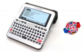Frakoblet lommeoversetter av tale + tekst Comet LV4 med tastatur