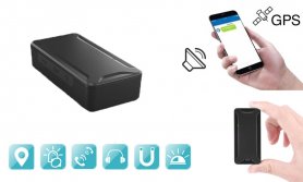 Mini GPS tracker z magnesem - bateria 1000 mAh + zdalne monitorowanie głosu