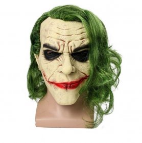 Obrazna maska Joker - za otroke in odrasle za noč čarovnic ali karneval