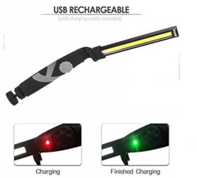 LED work light - multifunctional rotary lamp + magnetic stand