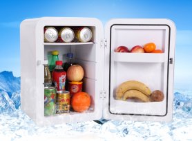 Mini cooler (maliit na refrigerator para sa mga inuming beer, alak) - 20L / 27x na lata