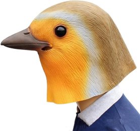 Maska Vták - silikónová maska na tvár a hlavu pre deti aj dospelých