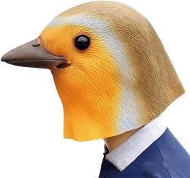 Bird Mask - silikoninen kasvo- ja päänaamio lapsille ja aikuisille