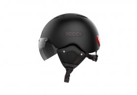 Casque de vélo avec caméra FULL HD - Casque de vélo intelligent avec Bluetooth (mains libres) avec clignotant